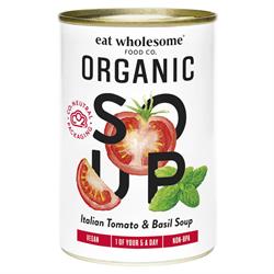 Eat Wholesome Organic Tomato & Basil Soup 400g