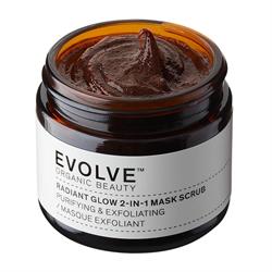 Evolve Organic Beauty Evolve Radiant Glow 2-in-1 Mask Scrub 60ml