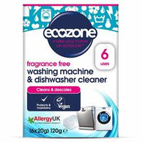 Ecozone Ecozone Fragrance Free Washing Machine & Dishwasher Cleaner
