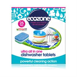 Ecozone All in one Ultra Dishwasher Tablets - 25 Tablets