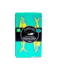 Fish4Ever Mackerel Fillet in Organic Sunflower Oil 125g
