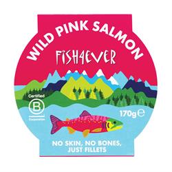 Fish4Ever Fish4Ever Wild Pacific filleted Pink Salmon 170g