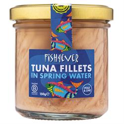 Fish4Ever Azores Tuna Fillets in Spring Water (jar) 150g