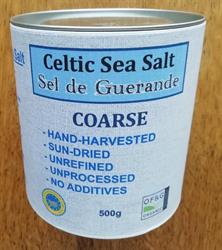 Food Alive 500g Bucket of Celtic sea salt/ Sel de Guerande