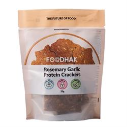 Foodhak Foodhak Rosemary Garlic Protein Crackers 25g