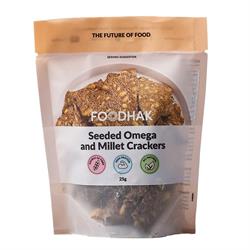 Foodhak Foodhak Seeded Omega and Millet Crackers Minis 25g
