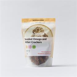 Foodhak Foodhak Seeded Omega and Millet Crackers 100g