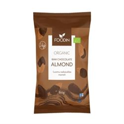 Foodin Organic Raw Chocolate Coated Almonds