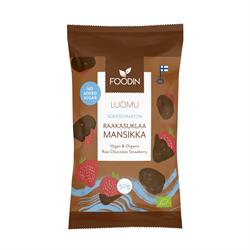 Foodin FI Organic Raw Chocolate Coated Strawberry