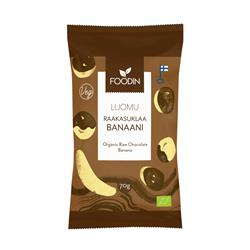 Foodin Organic Raw Chocolate Coated Banana 70G