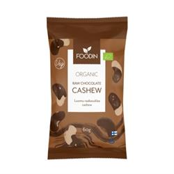 Foodin Organic Raw Chocolate Coated Cashew 60g