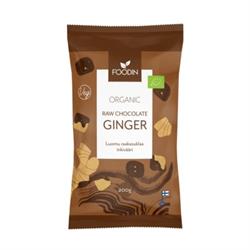 Foodin Organic Raw Chocolate Coated Ginger 200G