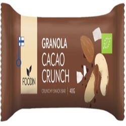 Foodin Granola Bar Cacao Crunch Organic 40g