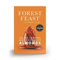 Forest Feast Salted Caramel Milk Chocolate Almonds Gift Cube 140g