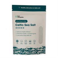 Feel Complete Organic Approved Celtic Sea Salt Ultra Fine Lab Tested 400g