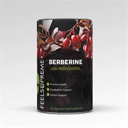 Feel Supreme Premium Berberine & Resveratrol Supplement 60 capsules