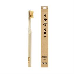 From Earth to Earth Bamboo Tooth Brush Boldly Bare Natural Firm 1 Unit