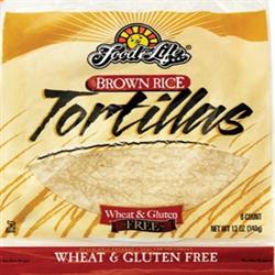 Food For Life (Frozen) Brown Rice Tortillas Gluten Free 340g