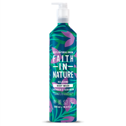 Faith in Nature Lavender & Geranium Body Wash - 500ml Metal