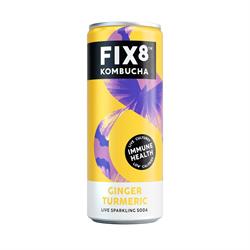 Fix8 Kombucha Fix8 Ginger Turmeric Kombucha with Vitamin C and Live Cultures
