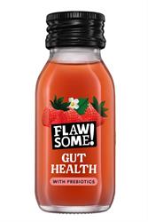 Flawsome! Flawsome Gut Health Strawberry + Prebiotic Health Shot Glass 60ml