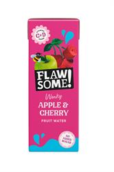 Flawsome! Flawsome Apple & Sour Cherry Wonky Fruit Water Carton 200ml