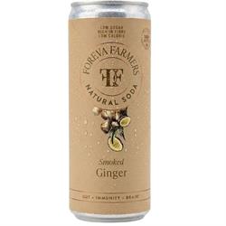 Foreva Farmers FREE FOREVA FARMERS. SMOKED GINGER PREBIOTIC SODA. 250ML.