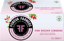 Foreva Farmers Foreva Farmers Pink Rosehip Lemonade Multipack 8x150ml