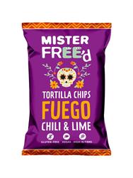 Freed Foods / Mister Free'd Mister Free'd  Vegan Tortilla Chips with Chili Lime Fuego 135g