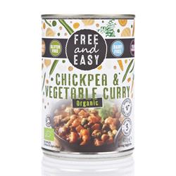 Free & Easy Organic Chick Pea & Vegetable Curry 400g