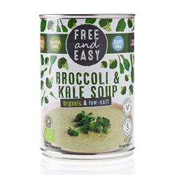 Free & Easy Free & Easy Low Salt Organic Broccoli & Kale Soup 400g