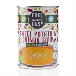 Free & Easy Organic Low Salt Sweet Potato & Quinoa Soup 400g
