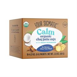 Four Sigma Foods Organic Chai Latte With Turkey Tail & Reishi 10 Sachets