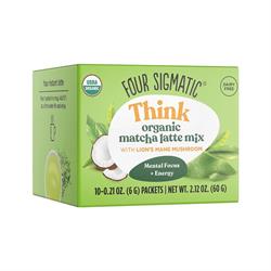 Four Sigma Foods Organic Matcha Latte with Maitake 10 Sachets
