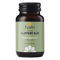 Fushi Wellbeing Slippery Elm Capsules Organic 60 Veg Caps