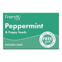 Friendly Soap Peppermint & Poppy Seeds Soap - 95g