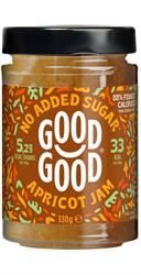 Good Good GOOD GOOD Apricot Jam 330g - No Added Sugar
