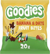 Goodies Goodies Kids Snack Banana & Date Fruit Bites 20g
