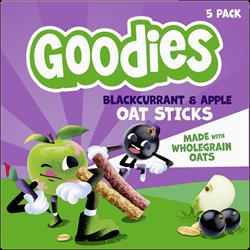 Goodies Goodies Kids Snack Apple & Blackcurrant Oat Sticks Bar 23g