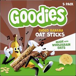 Goodies Goodies Kids Choco & Banana Oat Sticks Bars M/P 5x23g