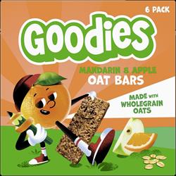 Goodies Goodies Kids Snack Mandarin & Apple Oat Bars Multipack 6x23g