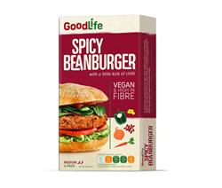 Goodlife Spicy Veg Beanburgers with a Kick of Chipotle Chilli 454g