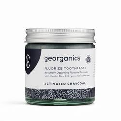 Georganics Fluoride Toothpaste- Charcoal 60ml