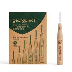 Georganics Beechwood Interdental Brush - 0.5mm