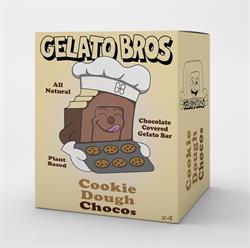 Gelato Bros Gelato Bros Cookie Dough Chocos 4 x 50ml