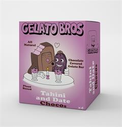 Gelato Bros Gelato Bros Tahini and Date Chocos 4 x 50ml