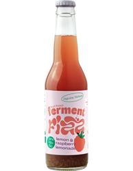Gut Food Ferment Ferment Fizz Lemon Raspberry Fermented Prebiotic Lemonade 330ml