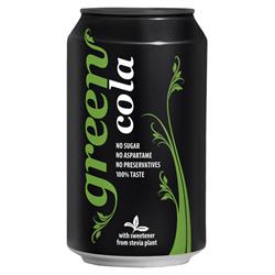 Green Cola Green Cola 330ml Can - No calorie stevia sweetened cola
