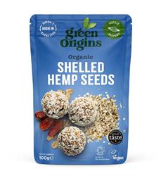 Green Origins Organic Shelled Hemp Seeds (Raw) 100g