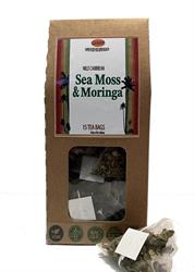 Genni Sea Moss and Moringa Bio Degradable Pyramid Tea Bags 15 Bags